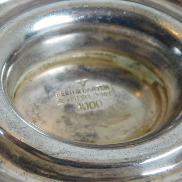 Reed Barton 3000 Silver Plate Soldered Gravy Sauce Boat Underplate VINTAGE FLAW - Picture 7 of 7